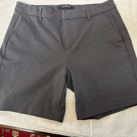 Liverpool Kelsey Bermuda Trouser Knit Black Size - Picture 4 of 11